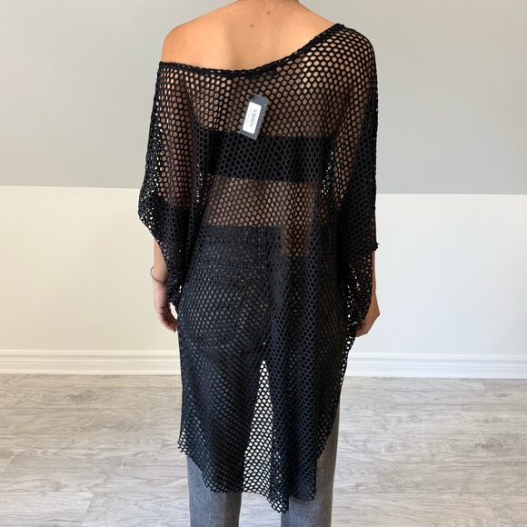 BLACK MESH TOP - Picture 3 of 6